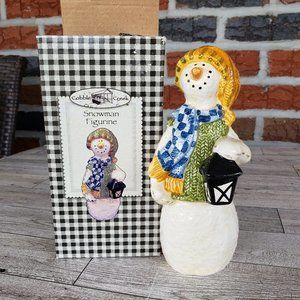 Cobble Creek Snowman Figurine